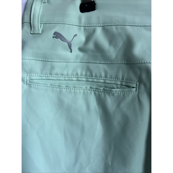 PUMA Men's Casual / Walking Golf Shorts Size 30 Mint Green - Picture 5 of 11